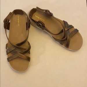 Easy Spirit Bronze Sandals